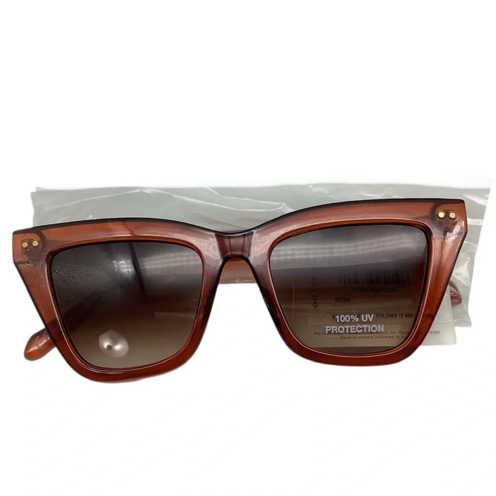 Fossil 51mm Modified Cat Eye Sunglasses (NWT) (Size: OSFM)